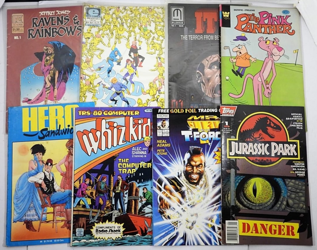 Lot of 8 Vintage Comic Books (1 of 5)