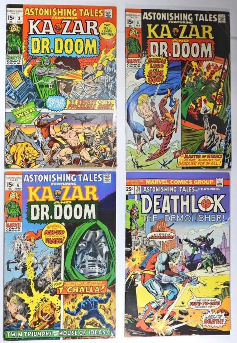(4) ASTONISHING TALES KA ZAR DR. DOOM #3 (1 of 2)