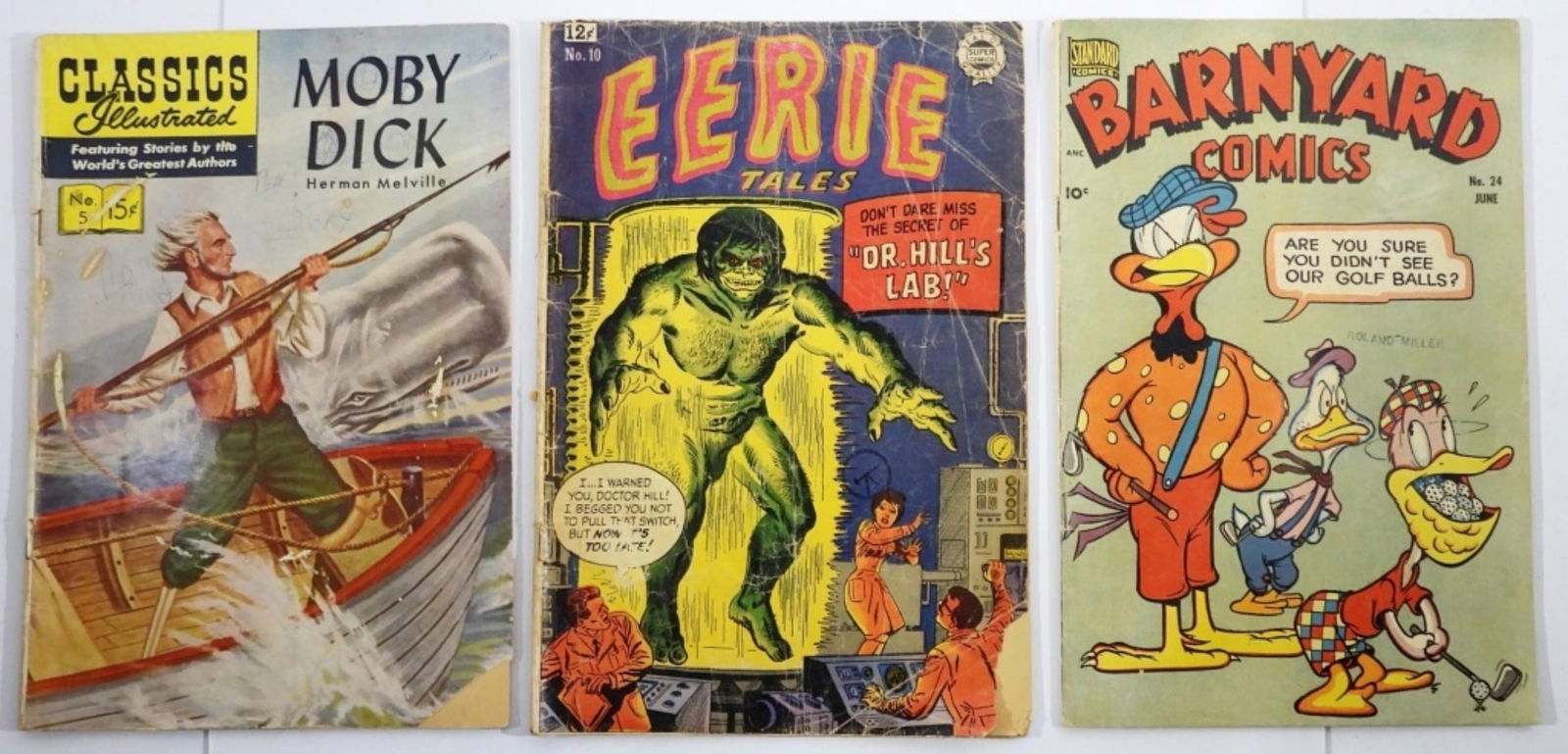 (3) Golden Age/Silver Age Comic Books (1 of 2)