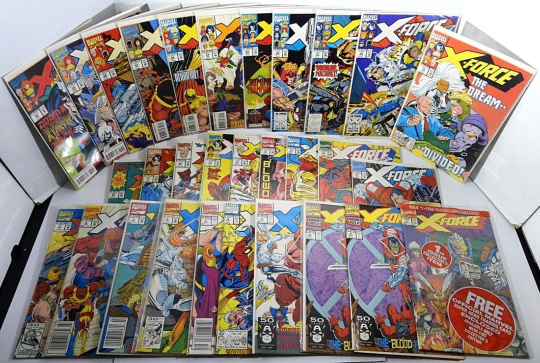 (30) MARVEL X-FORCE COMIC BOOKS (1 of 8)