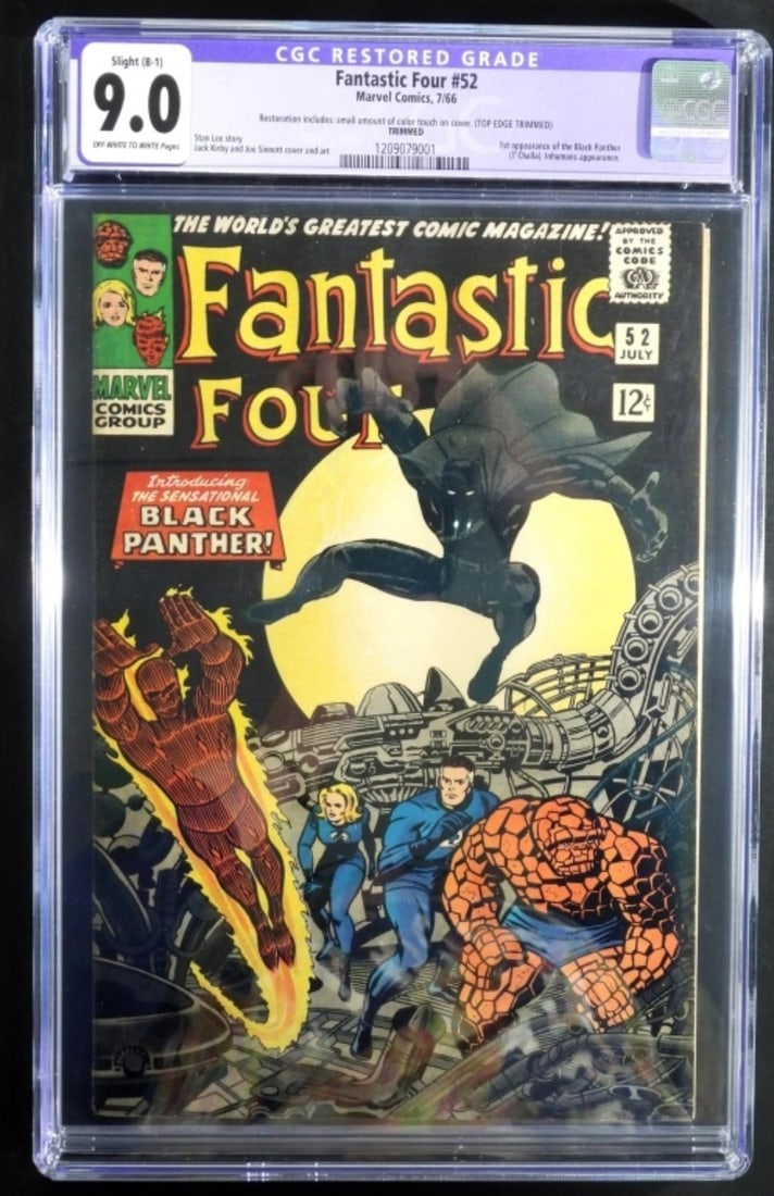 FANTASTIC FOUR #52 MARVEL  1966 CGC 9.0 (1 of 3)