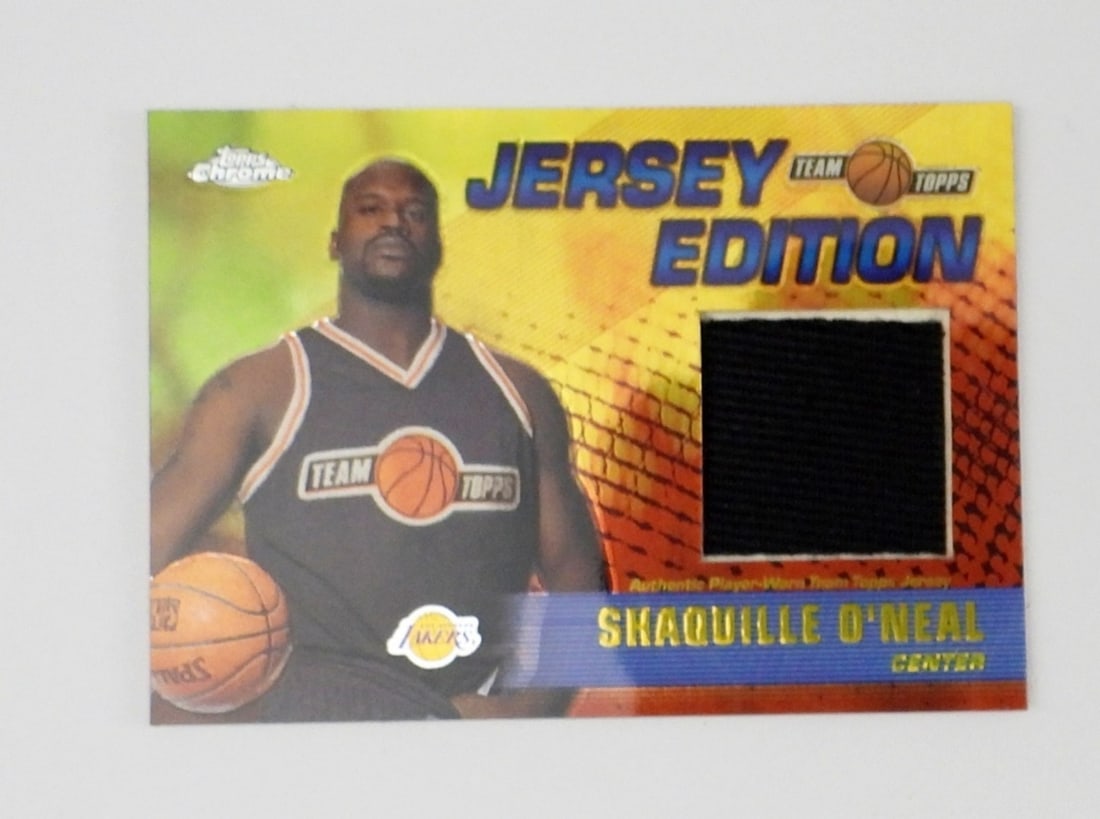 2001 TOPPS CHROME SHAQ PATCH CARD (1 of 2)