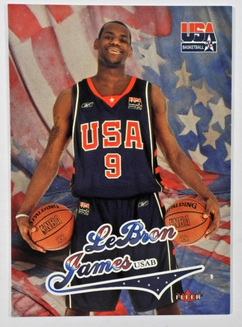 2004 Fleer USA Basketball LeBron James (1 of 2)