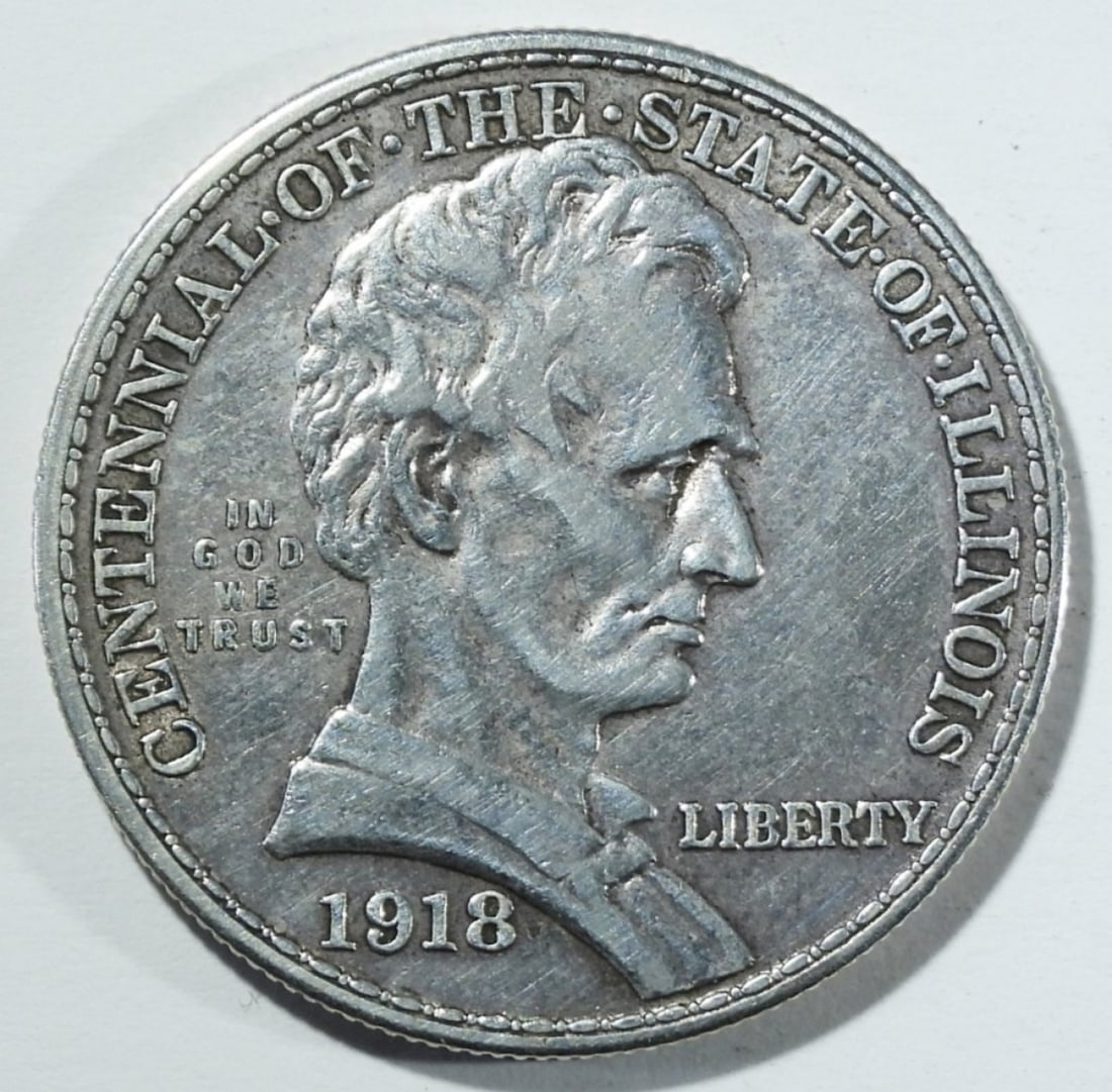 1918 LINCOLN COMMEM HALF DOLLAR XF (1 of 2)