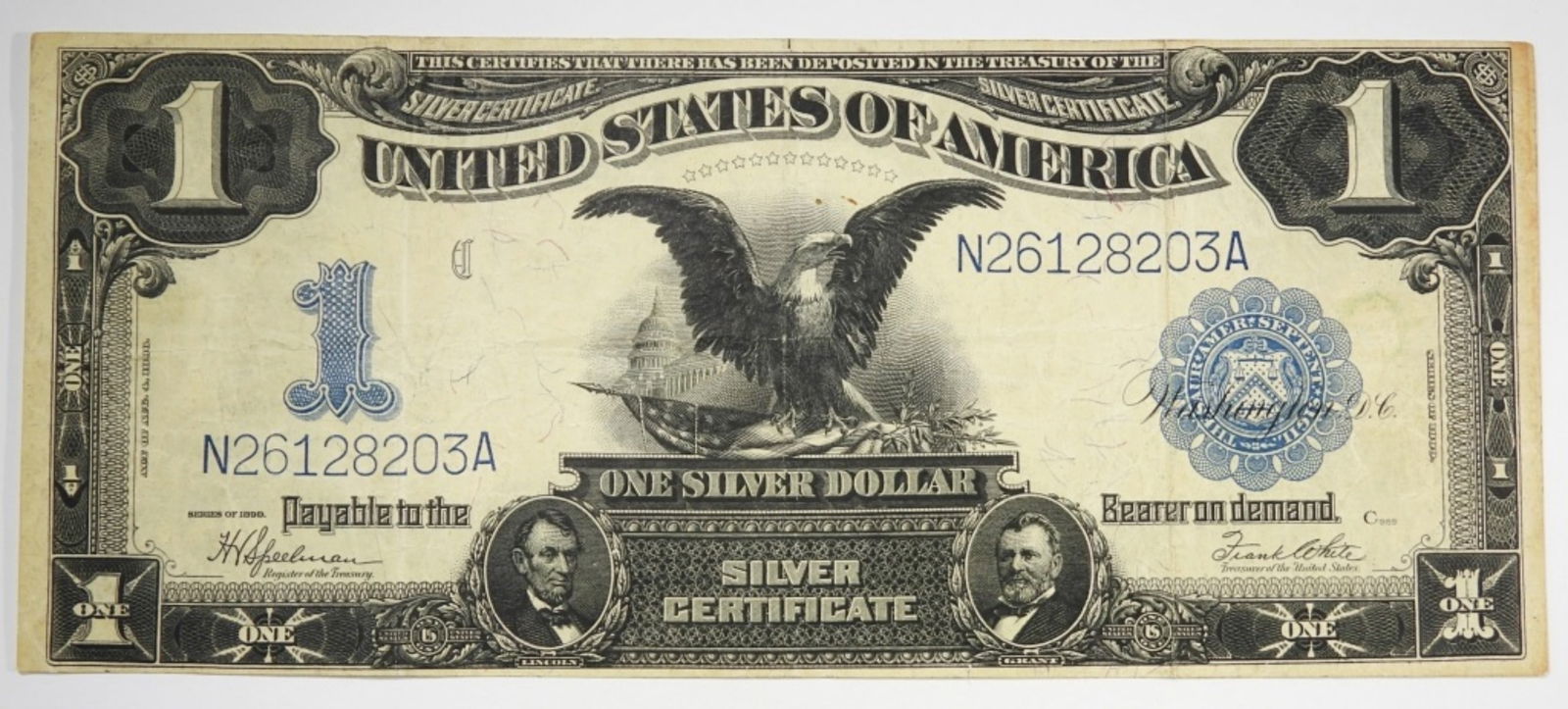 1899 $1 "BLACK EAGLE" SILVER CERTIFICATE (1 of 2)
