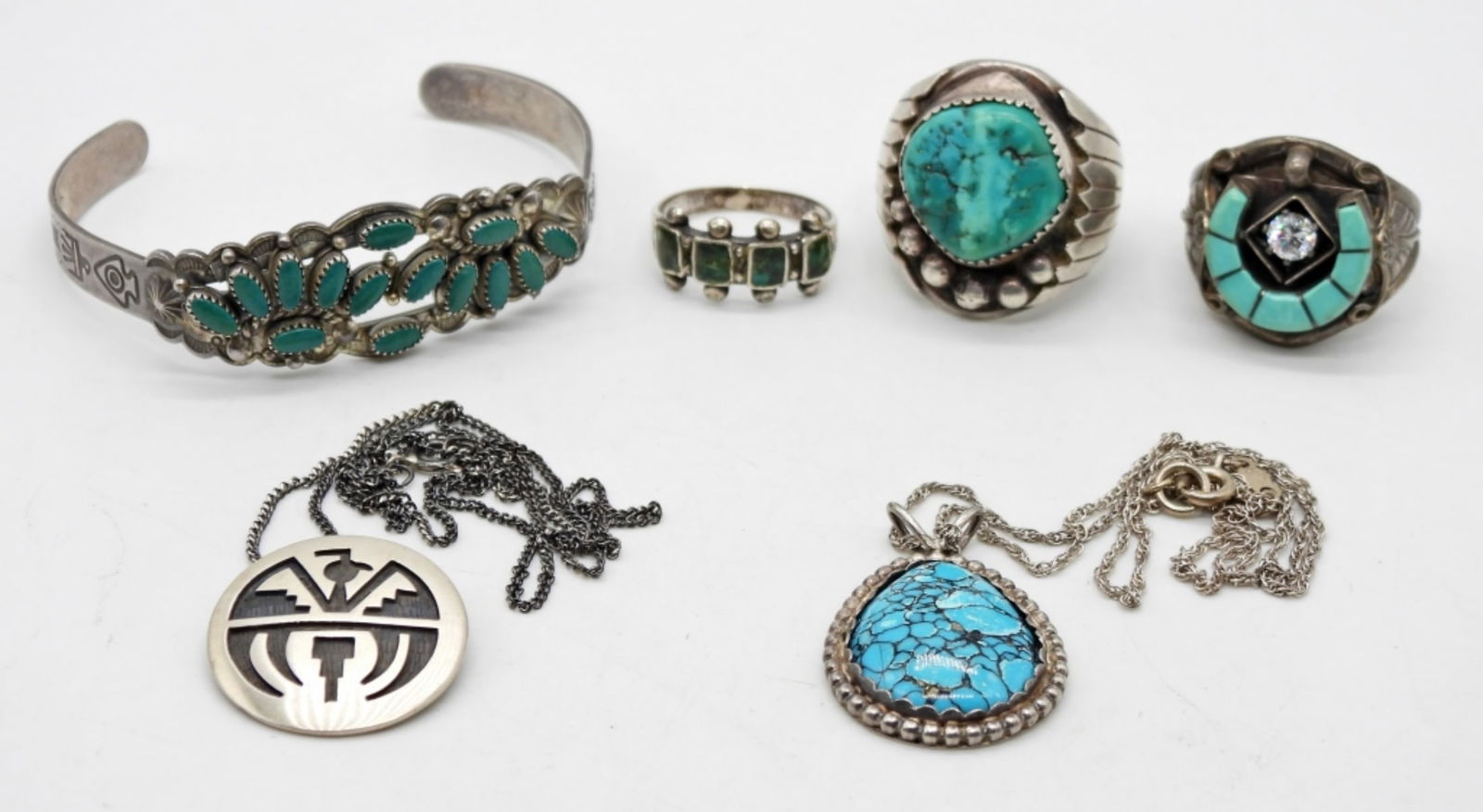SOUTHWEST TURQUOISE STERLING JEWELRY (1 of 2)