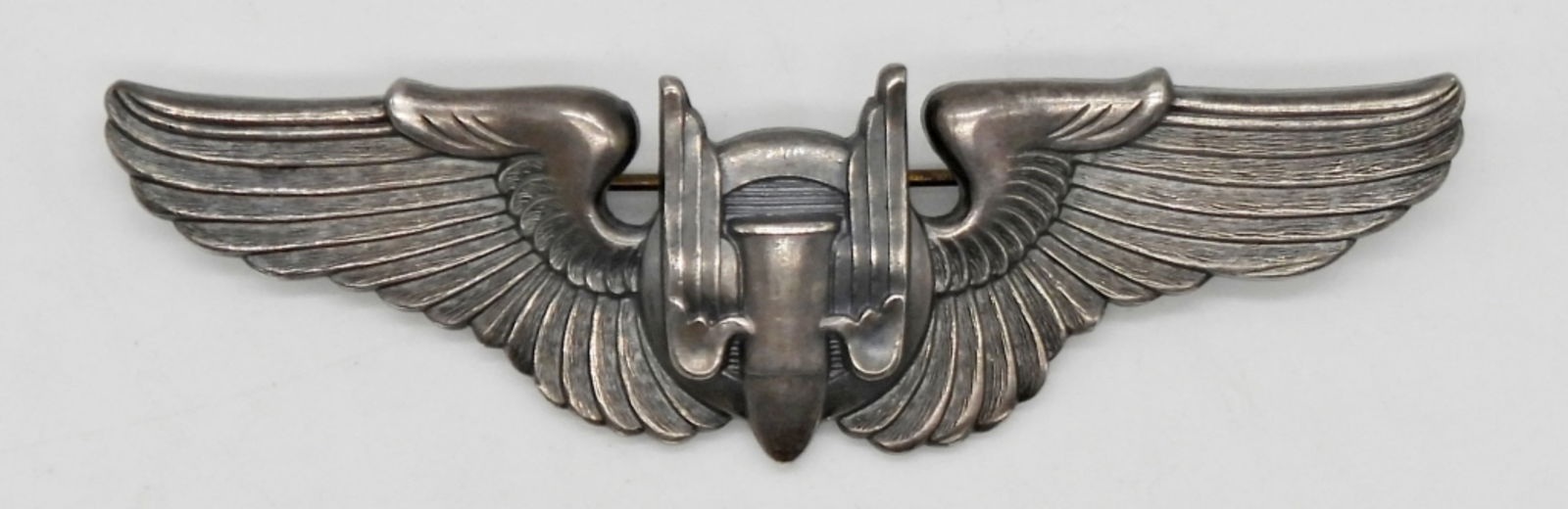 WWII US ARMY GUNNER WING PIN STERLING (1 of 2)