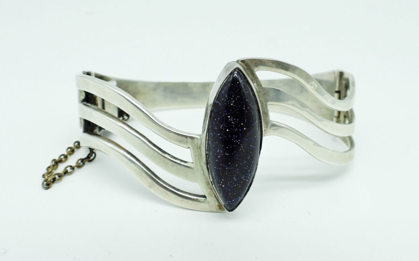 MEXICO 925 BLUE SUNSTONE BRACELET (1 of 3)