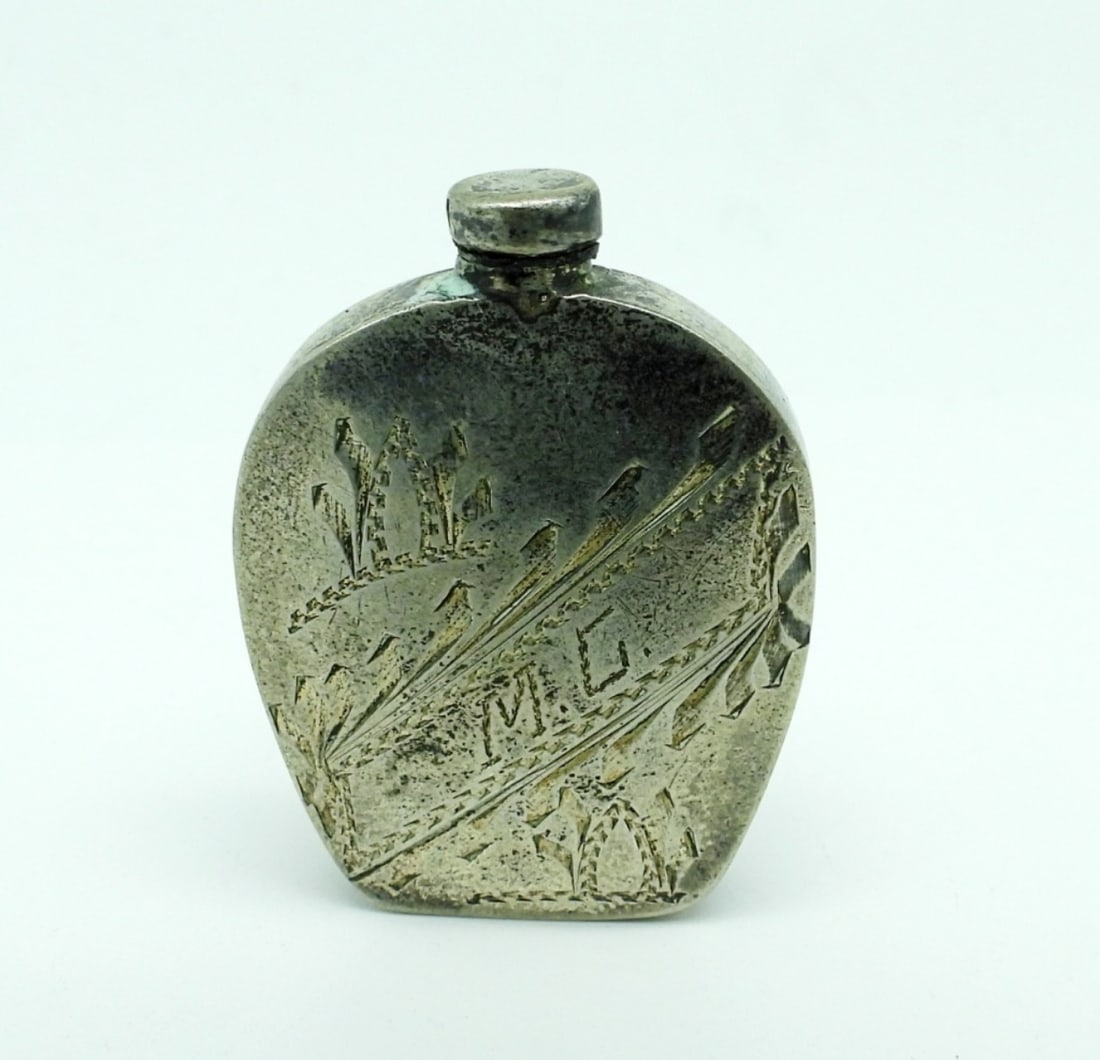 TINY STERLING FLASK- 5 DWT: YOUR #1 SHOP FOR ALL THINGS COLLECTIBLE