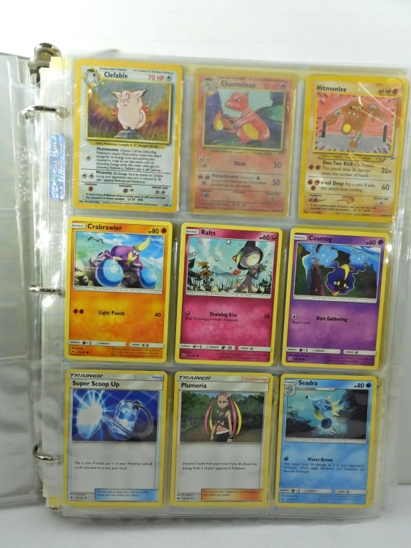 83 POKEMON CARDS w/HOLO & WB MOVIE: GREAT MIX - SOME DUPLICATES , SOME HOLO & SOME WB MOVIE - NICE CONDITION in ALBUM