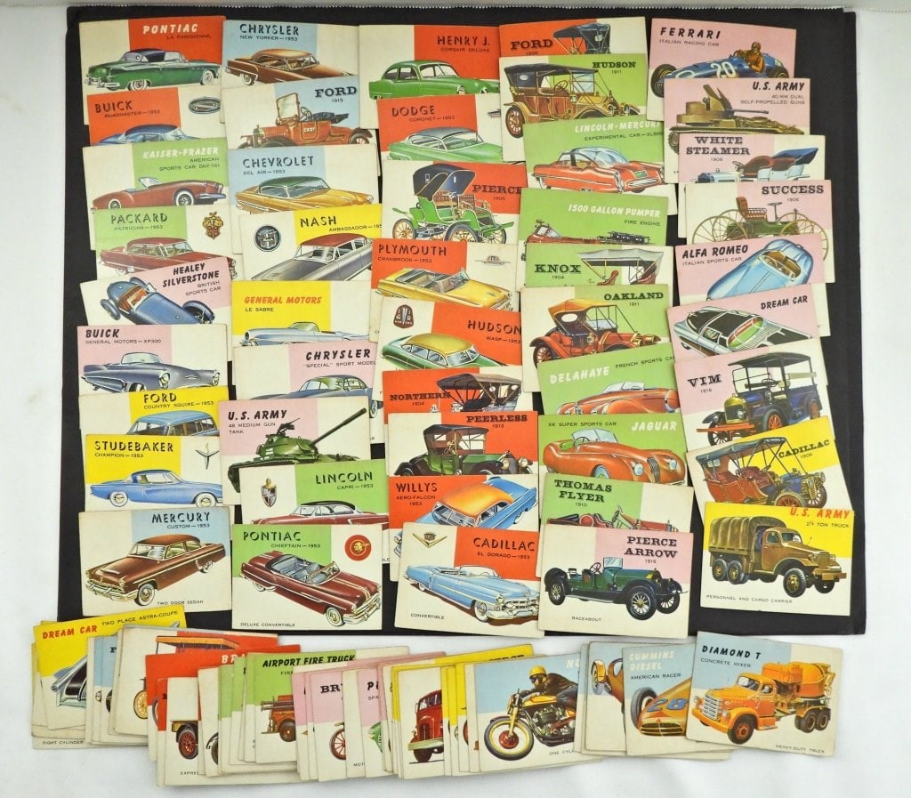1953-55 TOPPS WORLD ON WHEELS SET! (1 of 4)