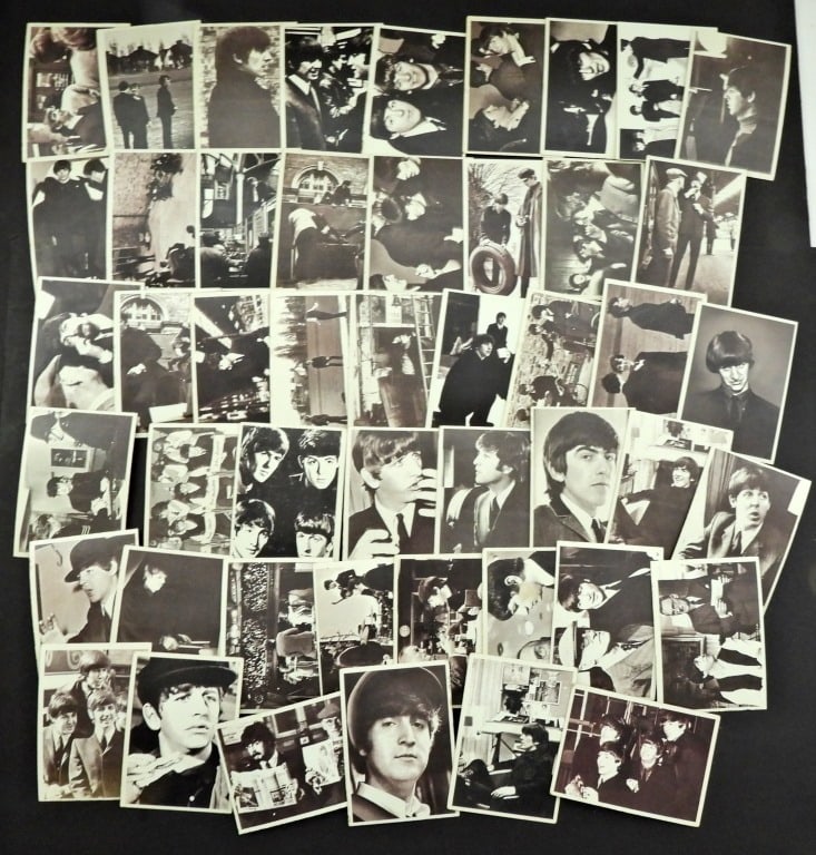 48-1964 TOPPS BEATLES MOVIE NEAR SET: "A HARD DAY'S NIGHT" - ALL DIFFERENT - EX/VGEX+