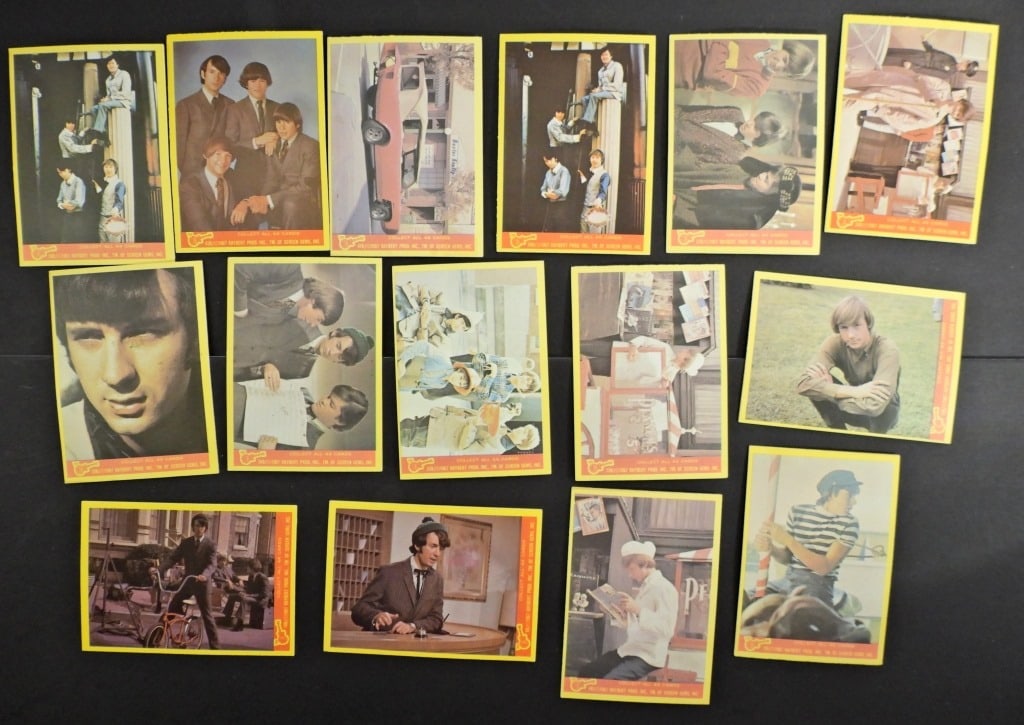 (15) 1967 THE MONKEES COLOR CARDS (1 of 3)