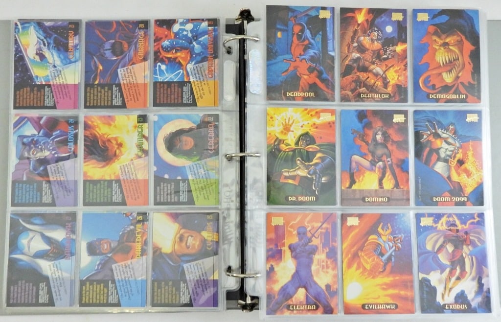 1994 MARVEL MASTERPIECE CARD SET w/HOLO (1 of 4)