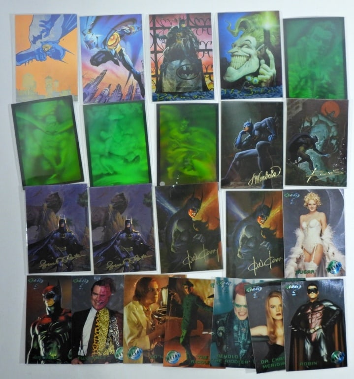 (22) Vintage Batman Collector Cards - Chromium (1 of 4)