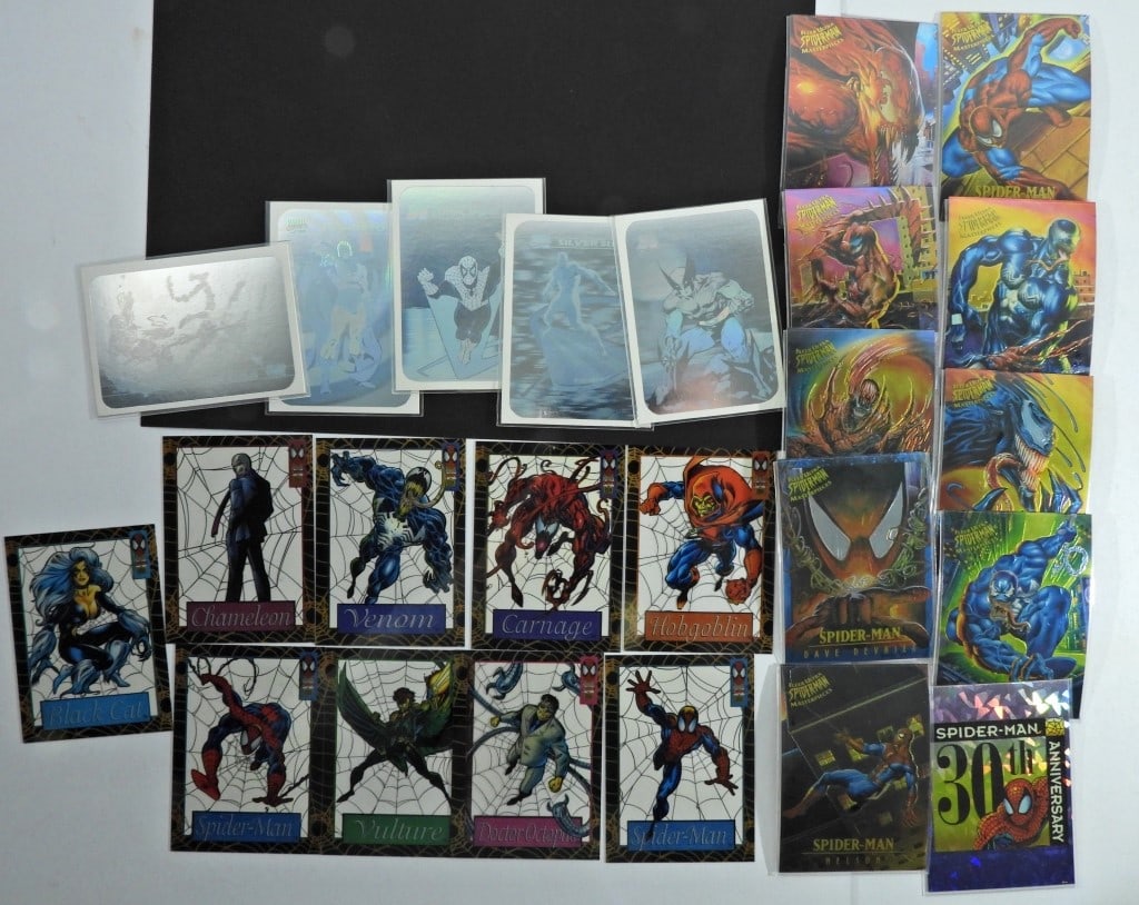 (24) Marvel Spider-Man Holo Collector Cards (1 of 5)
