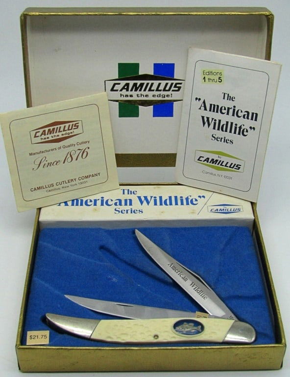Camillus "American Wildlife" Series Knife in Box (1 of 5)