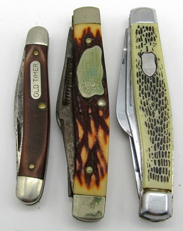 (3) Vintage Folding Pocket Knives (1 of 5)