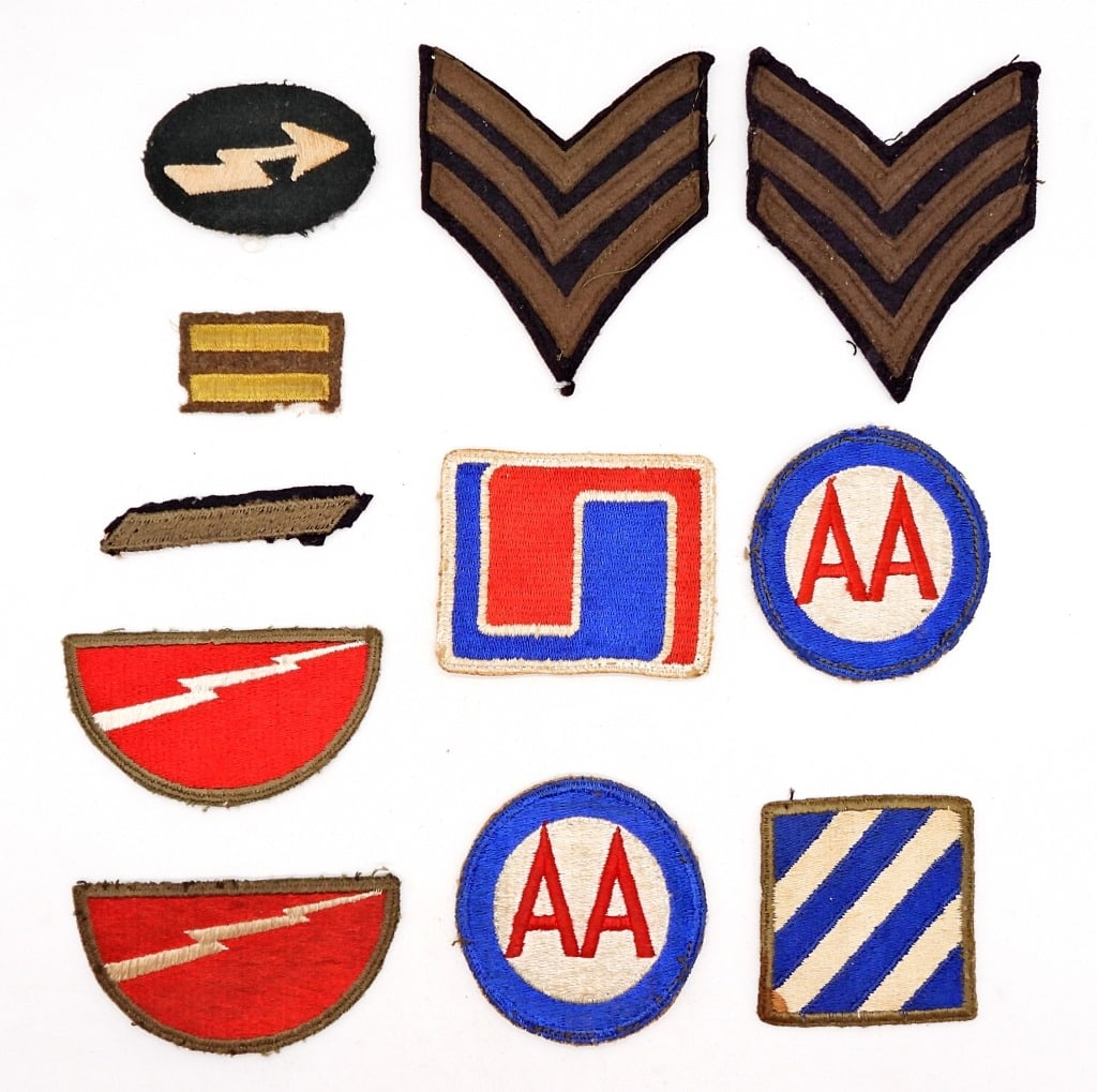 MILITARY PATCH LOT - VARIOUS TYPES (1 of 2)