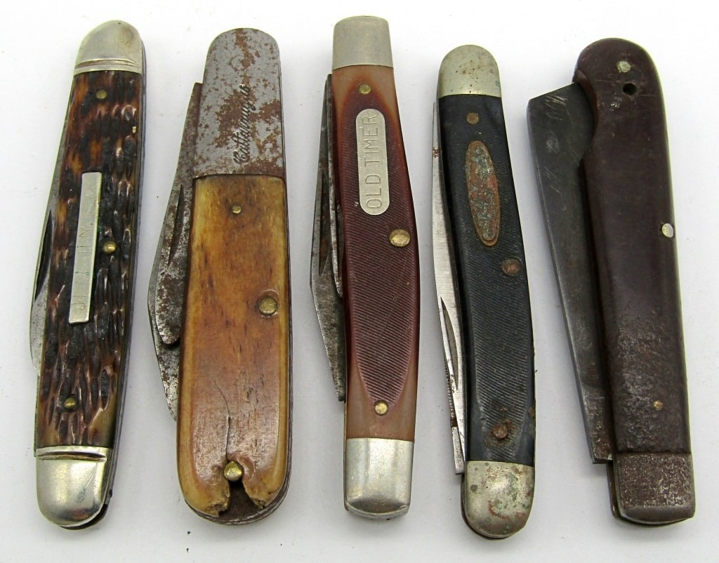 (5) Vintage Folding Pocket Knives (1 of 7)