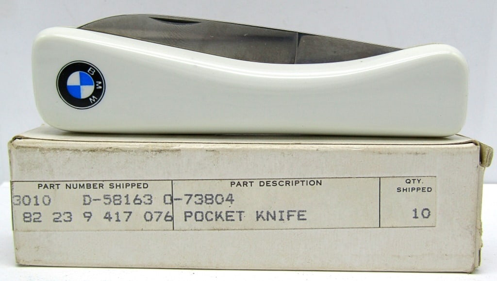 BMW Inox Solingen Germany Folding Pocket Knife: Like New In Box.