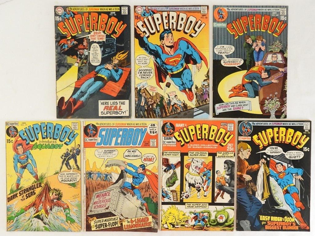(5) SUPERBOY DC COMIC 15c ISSUES plus (1 of 2)