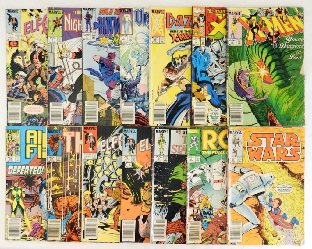 (14) MARVEL COMICS with (4) #1 ISSUES (1 of 2)