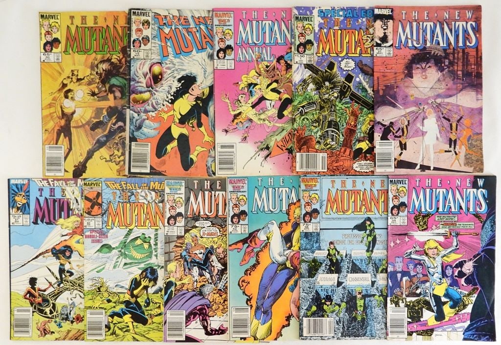 (11) THE NEW MUTANTS MARVEL COMICS (1 of 2)