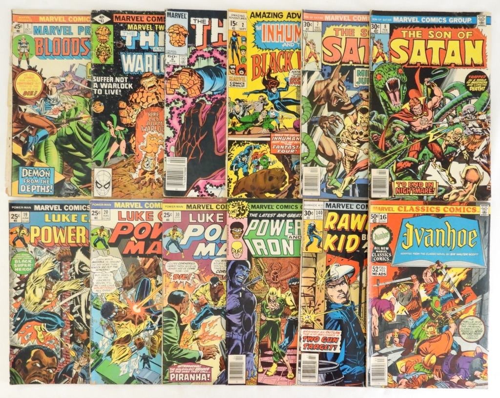 (12) BRONZE AGE MARVEL COMICS, THE THING (1 of 2)