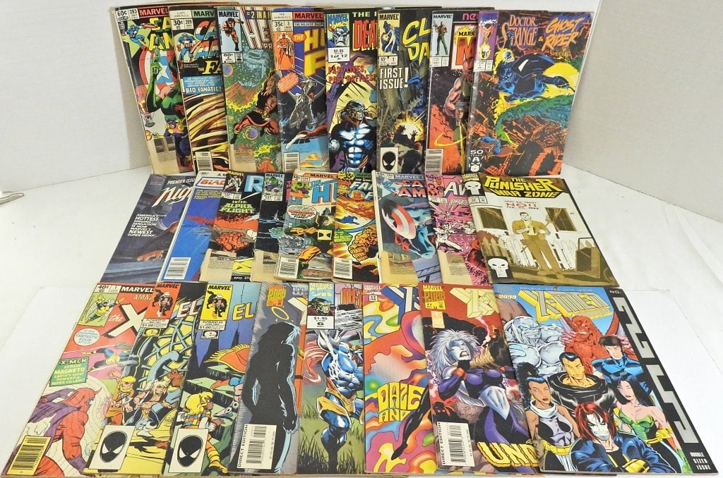 (26) MARVEL COMICS with (6) #1 ISSUES (1 of 3)