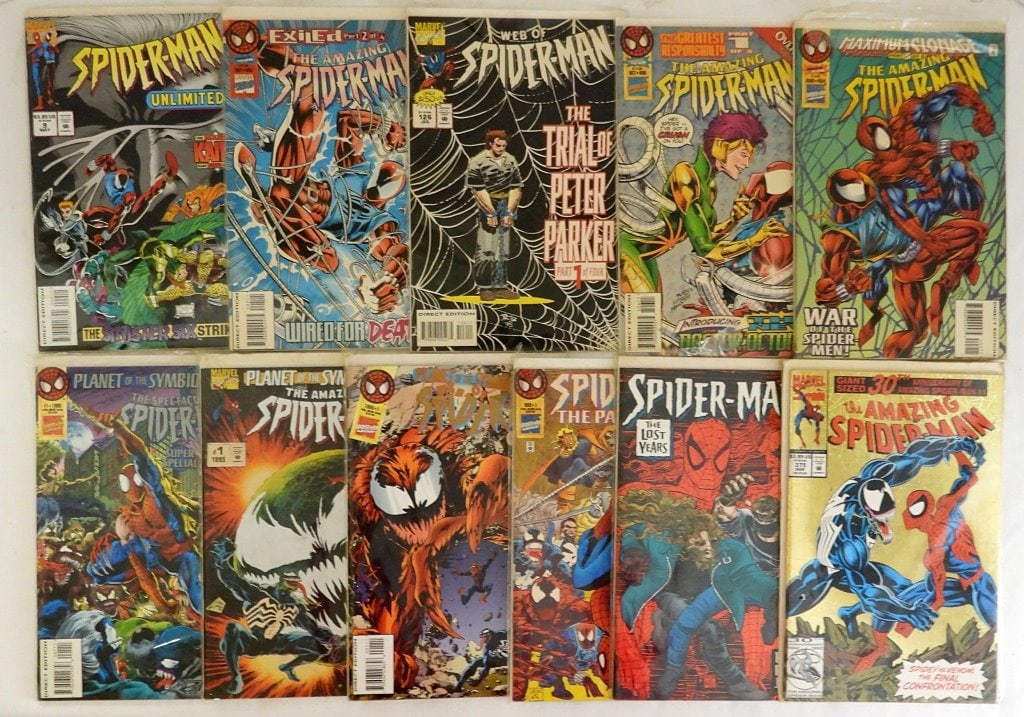 (11) VINTAGE MARVEL SPIDER-MAN COMICS (1 of 2)
