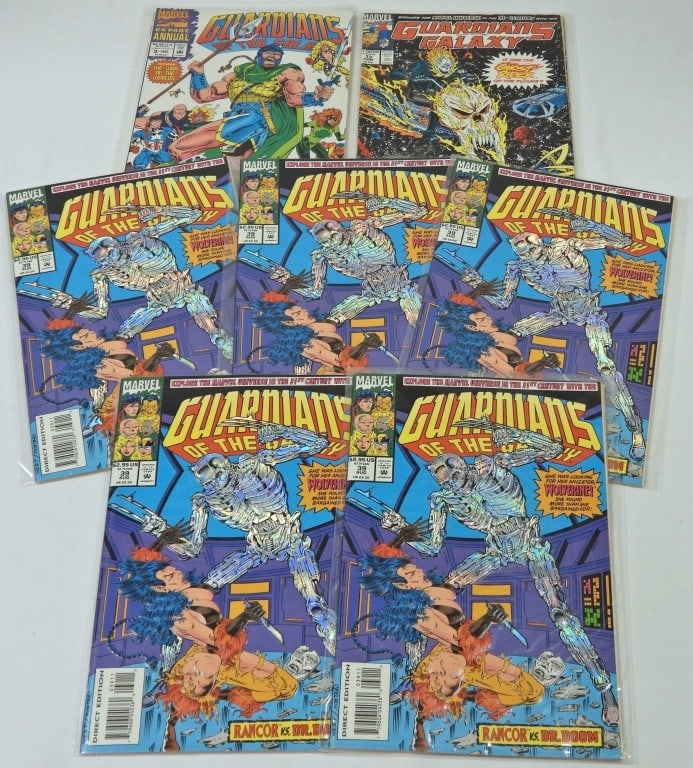 (5)FOIL EMBOSSED #39 GUARDIANS of GALAXY (1 of 3)