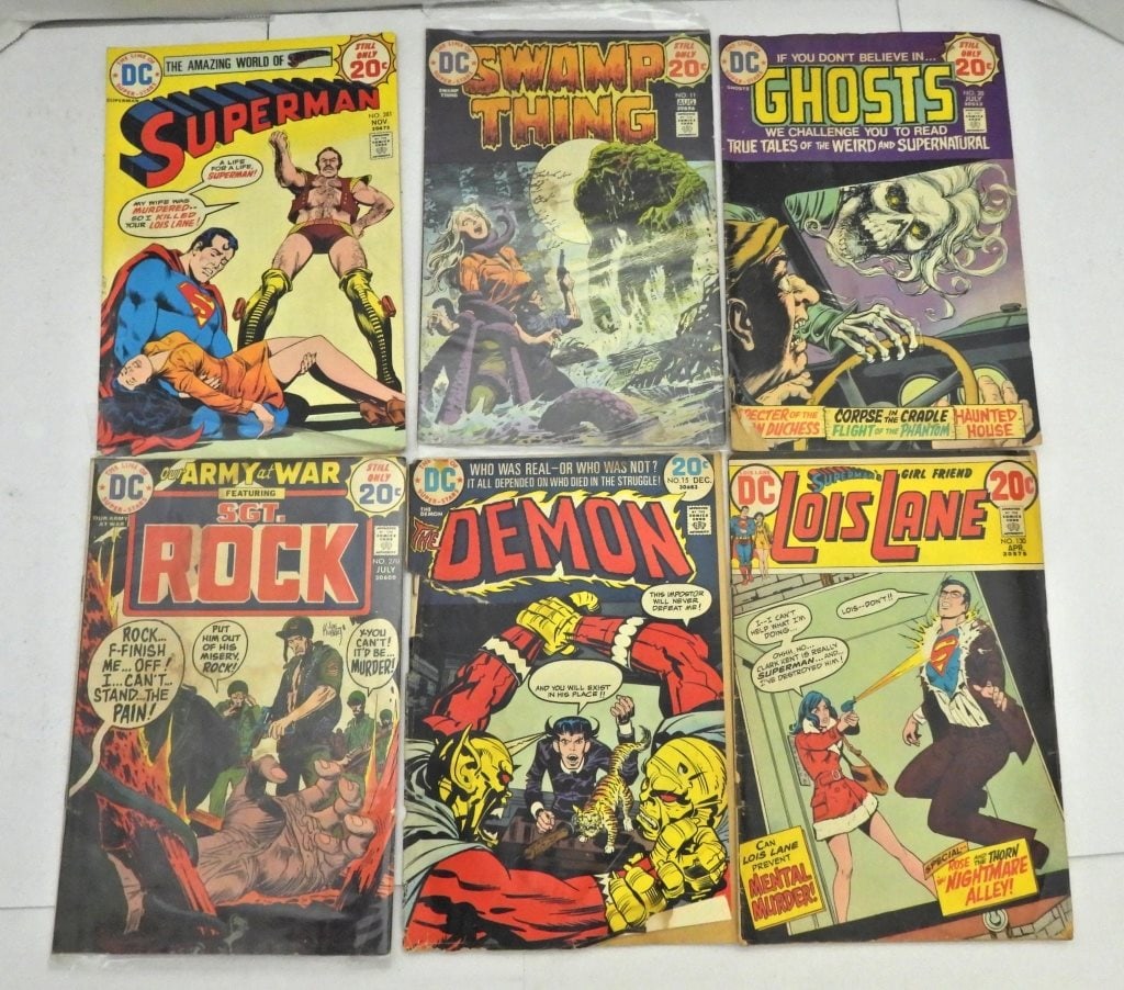 (6) DC 20c COMIC LOT - LOIS LANE, DEMON (1 of 2)