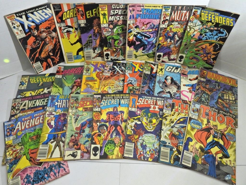 (24) MARVEL COMICS - X-MEN, SECRET WARS (1 of 7)