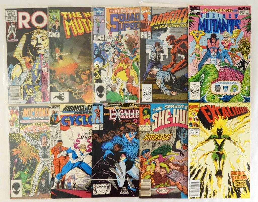 (10) MARVEL COMICS: SHE-HULK, EXCALIBUR, (1 of 2)