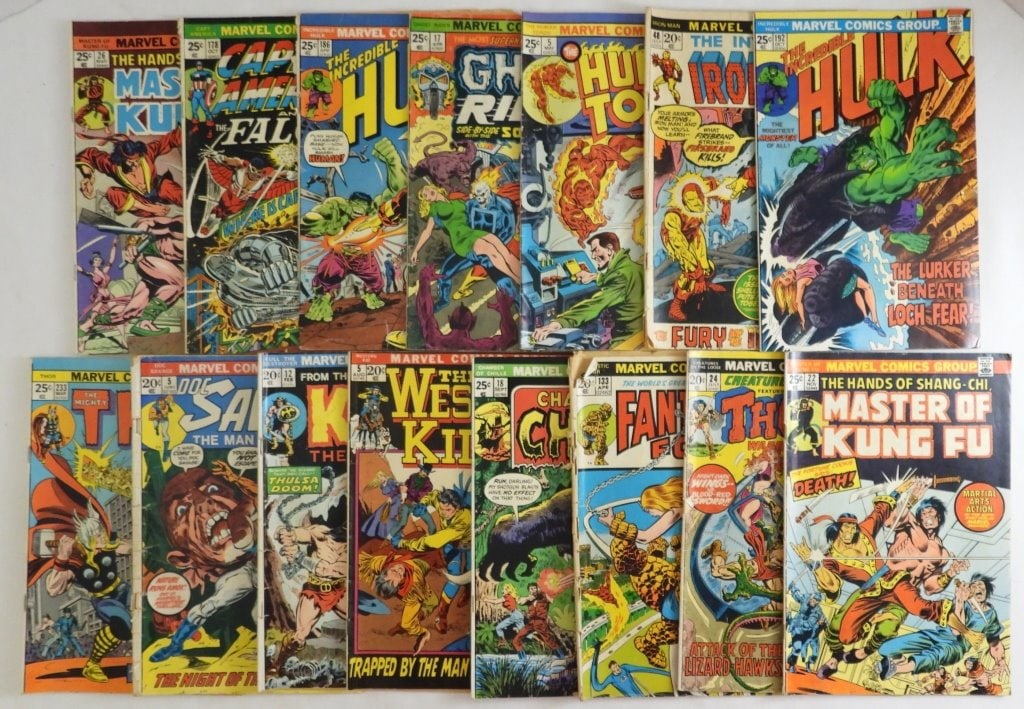 (15) VINTAGE MARVEL COMICS (1 of 2)