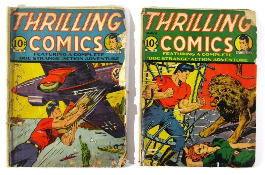 (2) 1940 & 1941 Thrilling Comics Dr./Doc Strange (1 of 4)