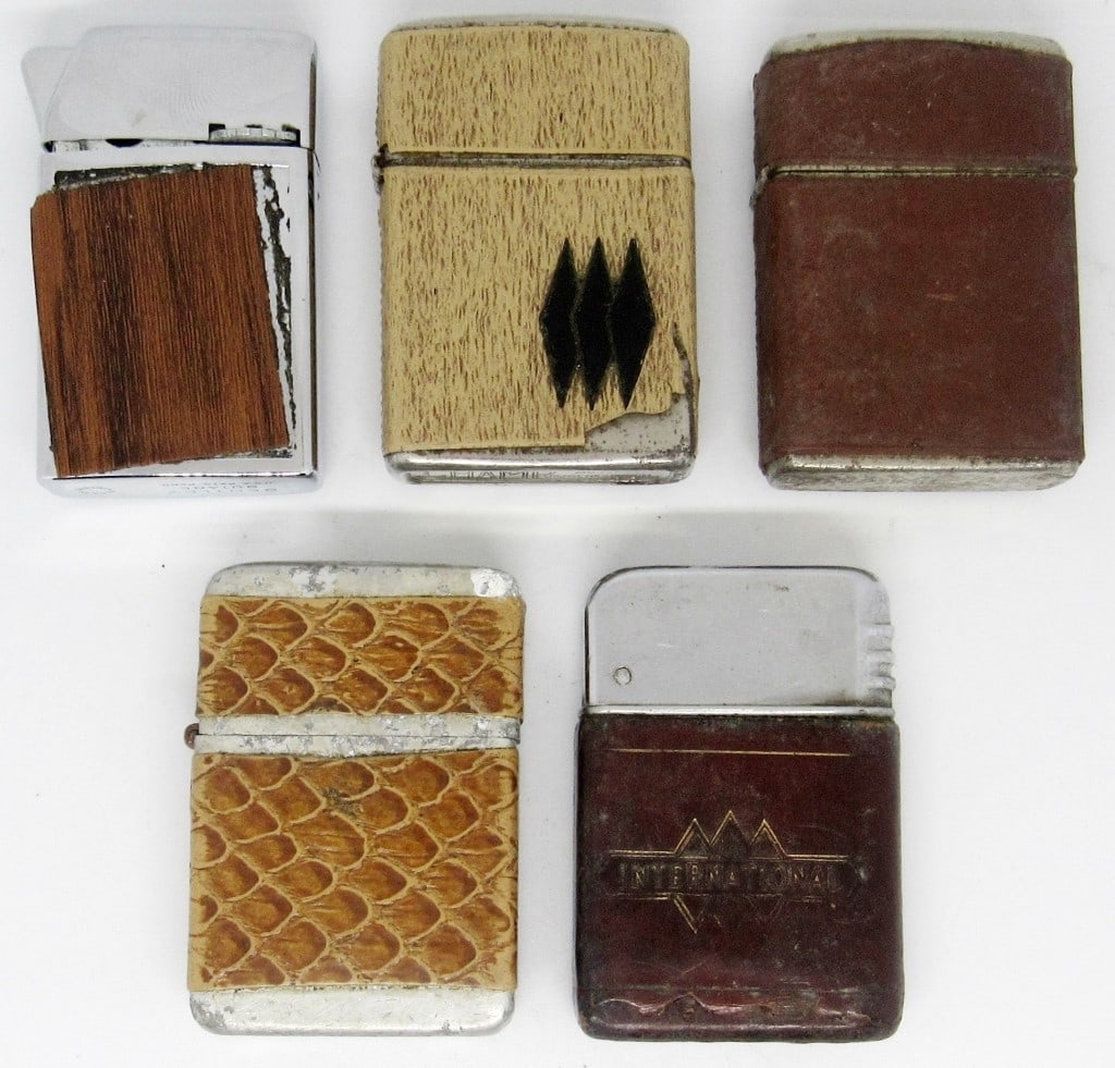 LOT OF 5 VINTAGE LIGHTERS VARIOUS BRANDS (1 of 5)