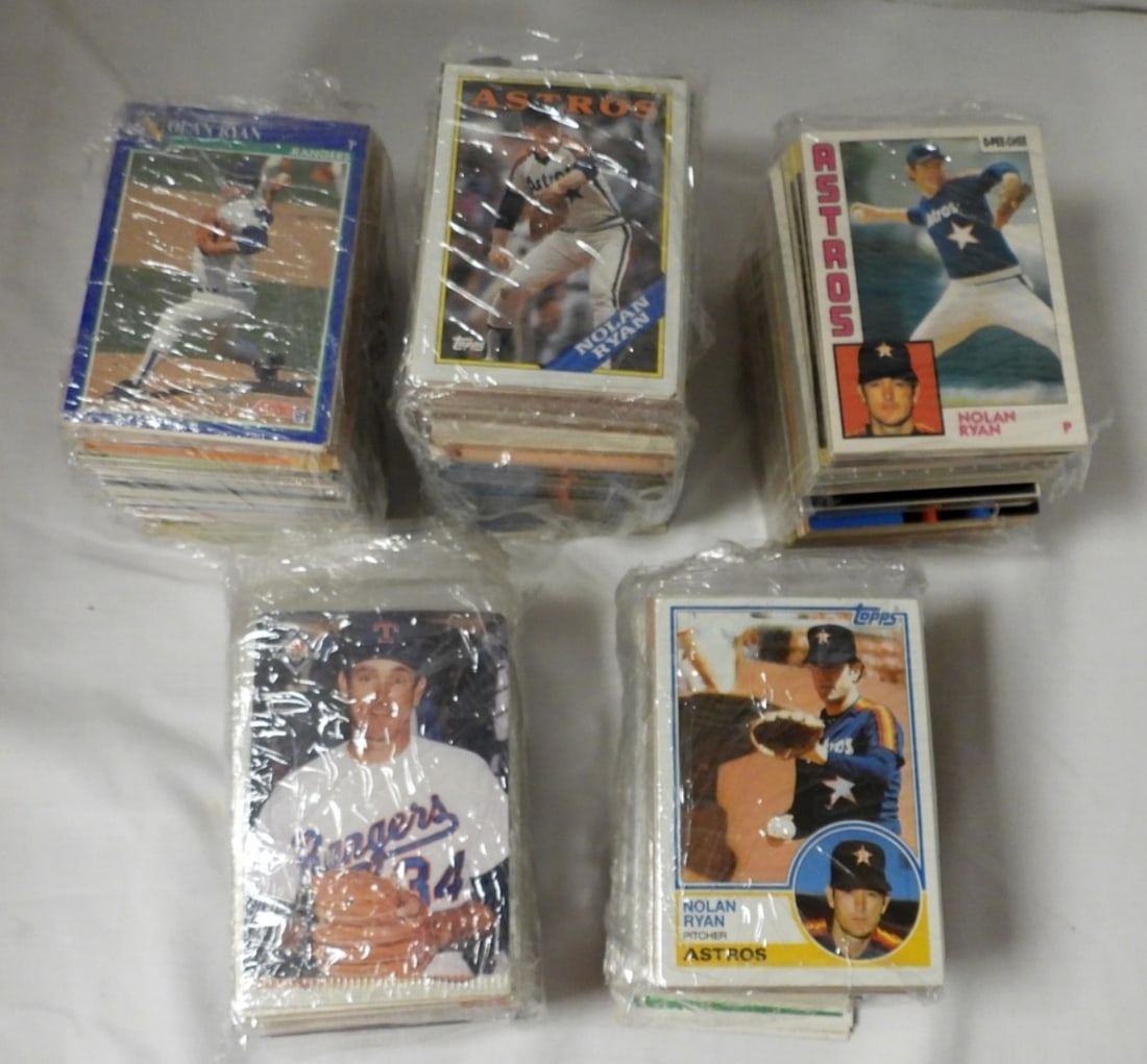OVER 400 NOLAN RYAN BASEBALL CARDS (1 of 3)