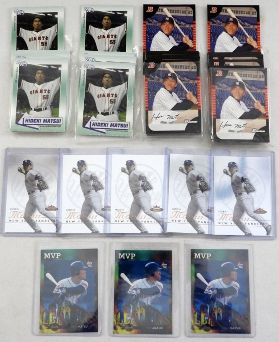 (97) HIDEKI MATSUI BASEBALL CARDS - MVP (1 of 3)