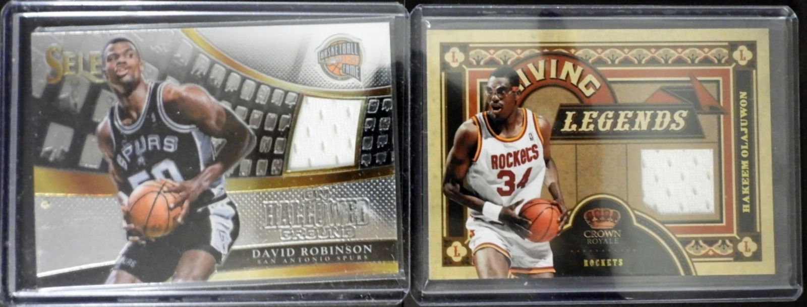 (2) BASKETBALL JERSEY INSERT CARDS (1 of 2)