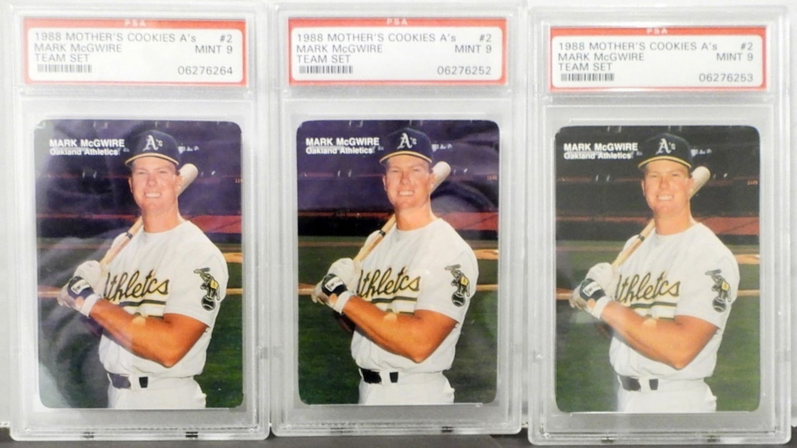 (3) 1988 MOTHER's COOKIE As PSA 9s (1 of 2)