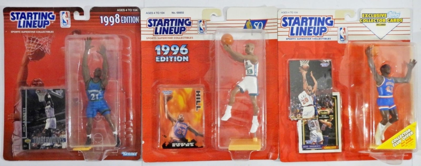 1993,96, 98 STARTING LINEUP BASKETBALL FIGURES (1 of 3)