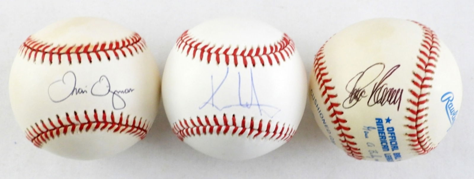 (3) OFFICIAL AMERICAN LEAGUE AUTOGRAPH BASEBALL (1 of 2)