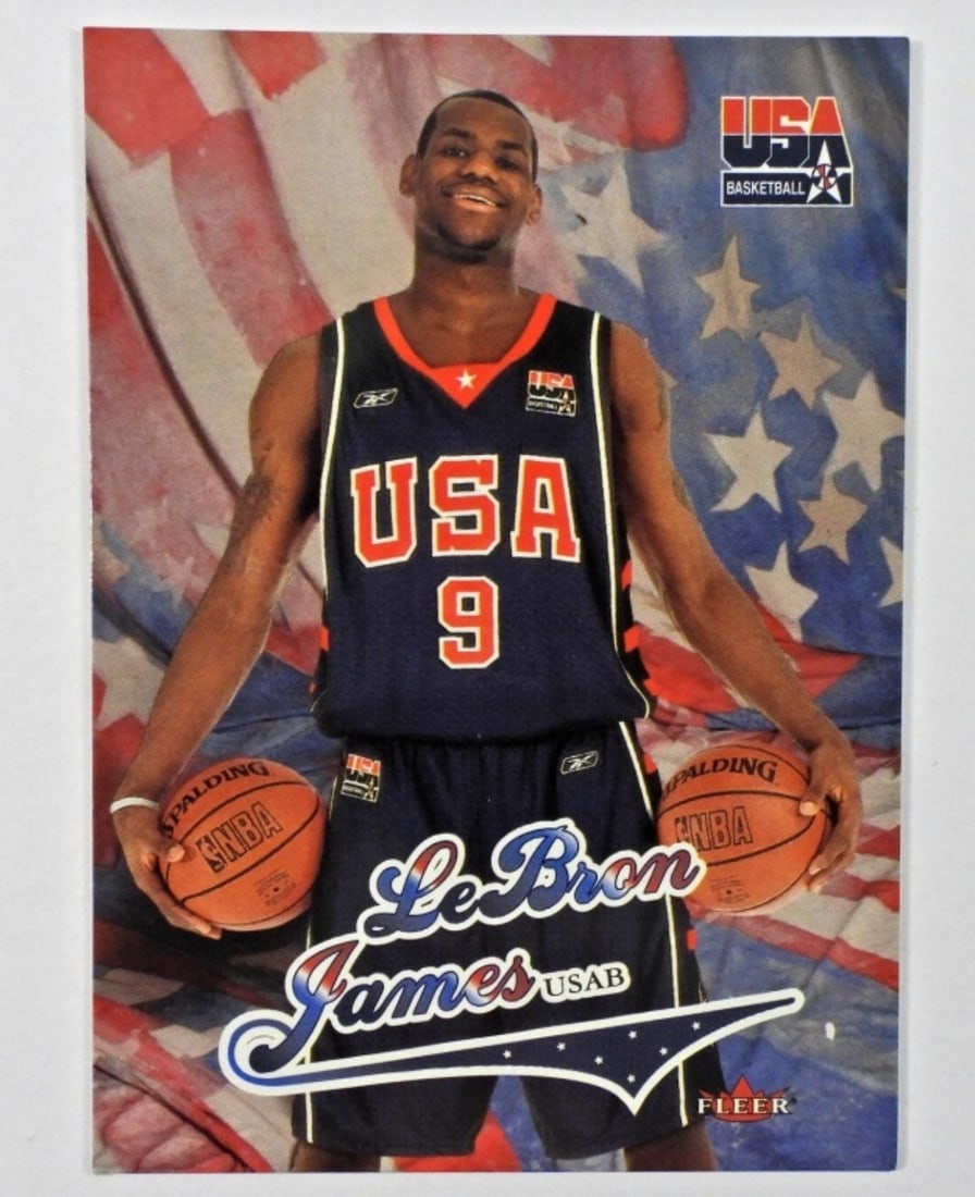 2004 Fleer USA Basketball LeBron James (1 of 2)
