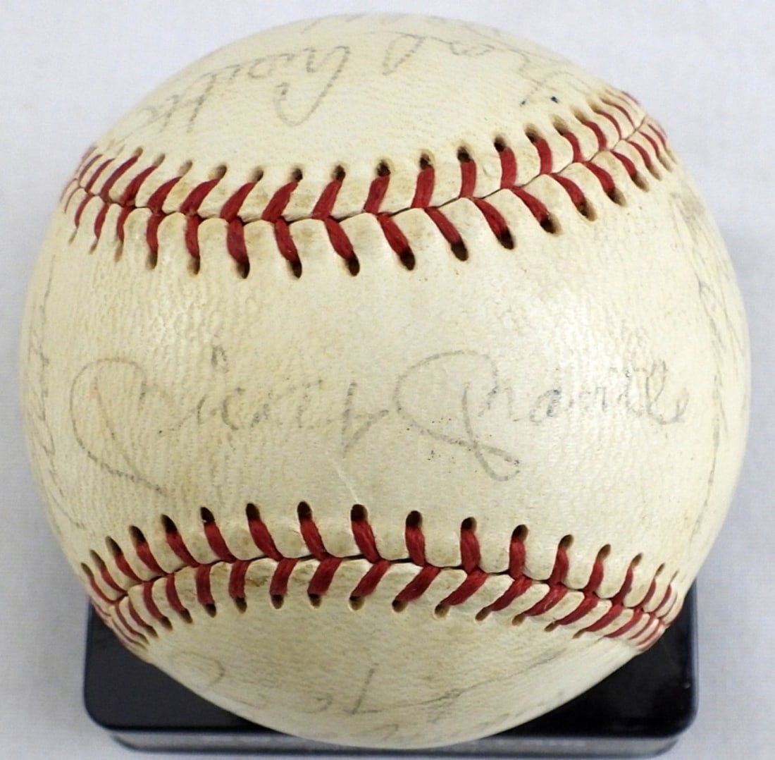 1967 NEW YORK YANKEES TEAM SIGNED BALL (1 of 9)