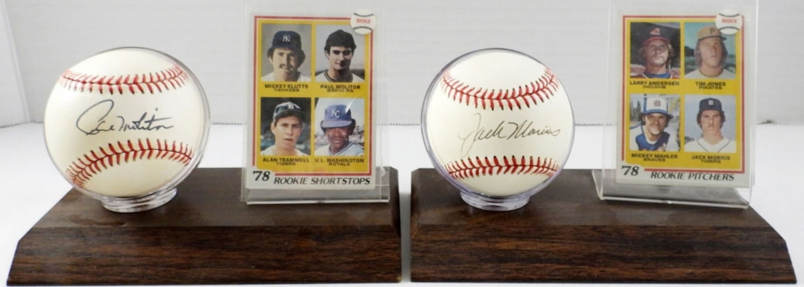 PAUL MOLITOR & JACK MORRIS AUTO BALLS (1 of 3)
