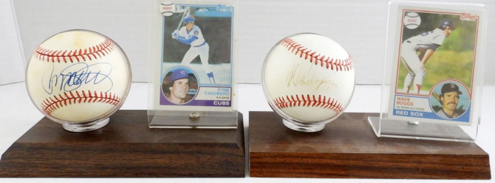 WADE BOGGS & SANDBERG AUTO BALLS (1 of 3)