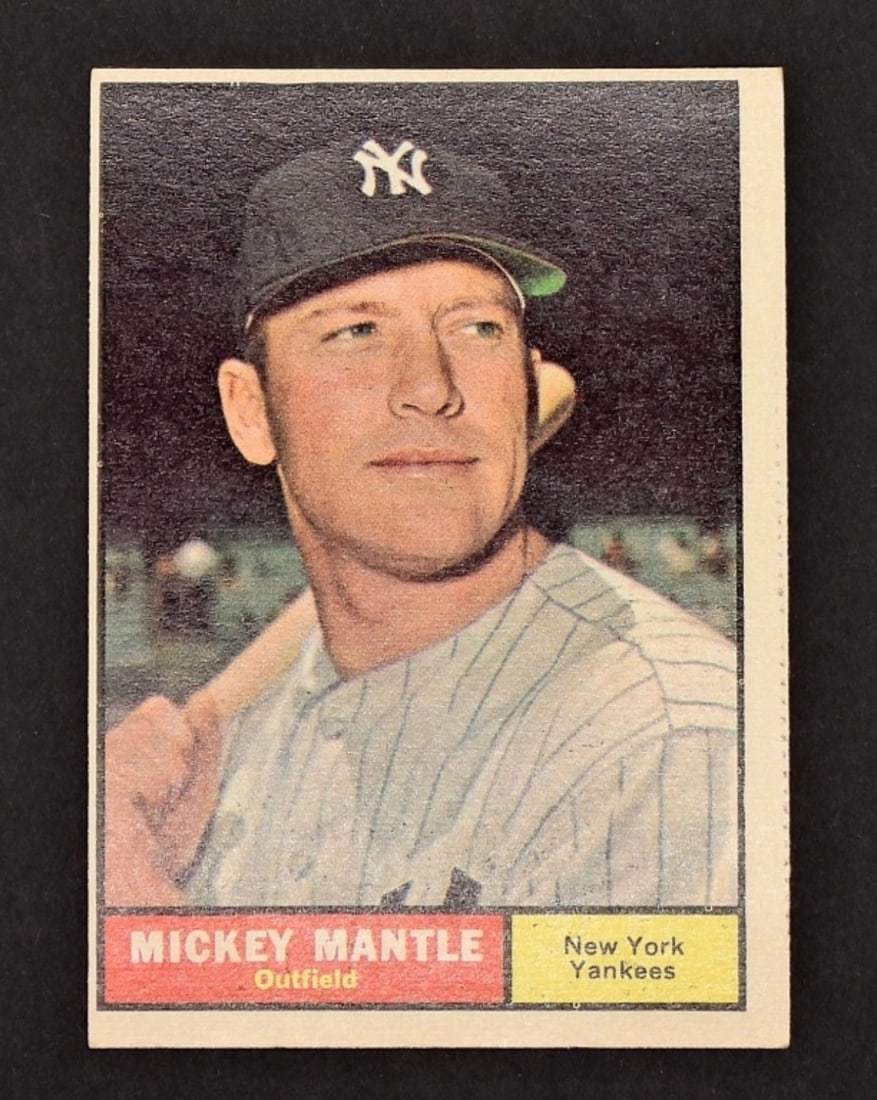 1961 TOPPS #300 MICKEY MANTLE: BEAUTIFUL EM++ 20/80 L-R , GREAT COLOR & GLOSS