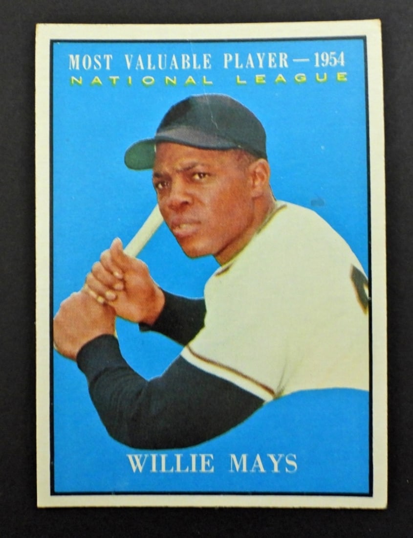 1961 TOPPS #482 WILLIE MAYS MVP (1 of 2)